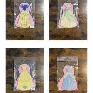 Disney Parks Princess Dress double-sided notes Cinderella Belle Tiana Snow White